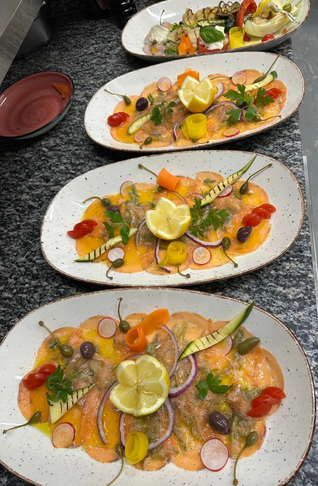 Seafood-Platte